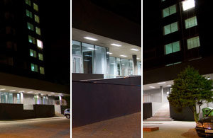 UNIQA Park Tower BC in the night